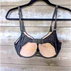 Victoria's Secret Padded Perfect Coverage Size 32DD Gray Bra